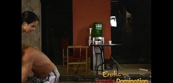 Asian guy feels the full wrath of the sexy mistress Nyomi Banxxx-6